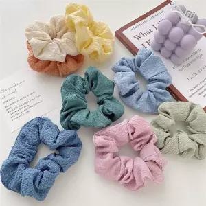 여성 헤어템 똥머리 곱창 파스텔컬러 헤어밴드