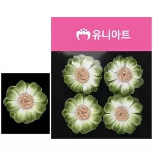 고품질 투톤 마국화 조화꽃 인테리어 소품 초록 장식용 꽃집 화분 (WFJPEUD)