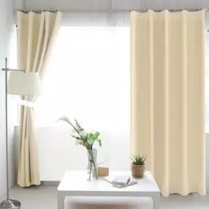 안방 암막 커튼 핀형 거실 화이트 방한 방음 암막커튼 (WFK2BR7)