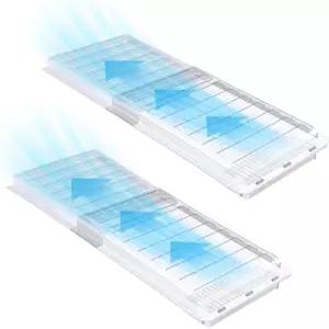 가구 하부용 Touri 2팩 마그네틱 에어 벤트 익스텐더 홈 플로어용 두꺼운 바닥 통풍구 디플렉터 업그레이드