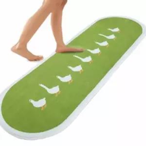 극세사 욕실 발매트 미끄럼방지 화장실 입구 발판 대형 디자인 (WFJ5BDR)