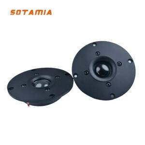 SOTAMIA 2Pcs 4 인치 트위터 오디오 트레블 스피커 6 옴 10W HiFi 크리스탈 실크 필름 음악 홈 시어터 Elta
