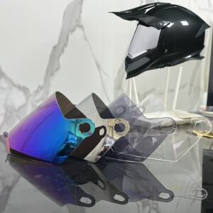 LVS-800 풀 페이스 바이크 오토바이 헬멧 바이저 멀티 컬러 렌즈 스페셜 링크 쉴드