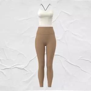 여성 헬스복 세트 슬림핏 운동복 필라테스 요가복 (WFK2UYI)