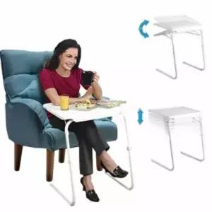침대용 높이조절 소파 테이블 베드 트레이 다용도 책상 셀프 조절 (WFJ5C97)