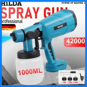 힐다 무선 페인트 분무기 마키타 18V 배터리용 휴대용 자동 도구 가정용 페인팅