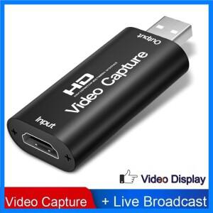 메탈 HDMI 호환 4K to USB2.0 비디오 캡처 카드 비디오 그래버 레코드 박스 (PS4 게임 DVD 카메라 녹화 라