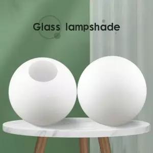 전등갓커버 인테리어조명 백색 유리 글로브 램프 밀키
