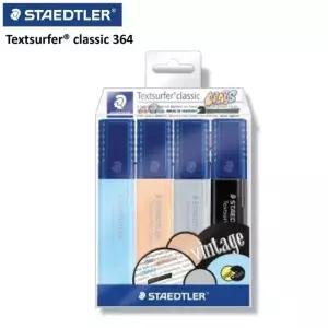 고품질 컬러 빈티지 형광펜 364 4색세트 (WFJQL94)