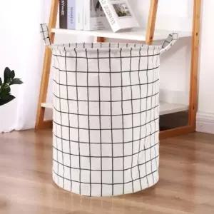 세탁바구니 빨래 수거함 바구니 백 흰색 (WFJPVPK)