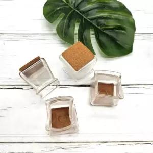 의자발커버 긁힘방지 의자발 4개세트 사각소형투명 (WFJPVVY)