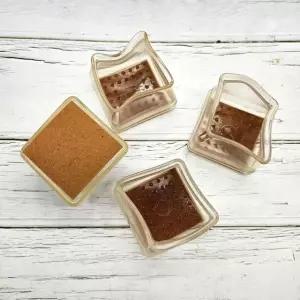 의자발커버 긁힘방지 의자발 4개세트 사각특대투명 (WFJPVWB)