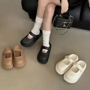 경량 넓은 발볼 아쿠아 슬리퍼 여성용 EVA 뮬 (WFJ5TOC)