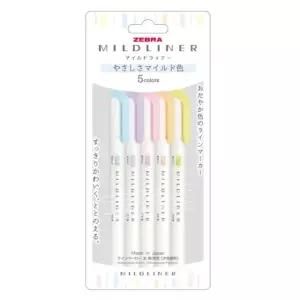 형광펜 양면 세트 5C YC 마일드 WKT7 5색 라이너 (WFJQWYF)