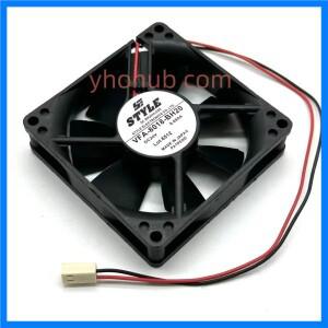 STYLE 선풍기 VFA-8018-BH20 DC 24V 0.085A 80x80x20mm 2 와이어 서버 냉각 선풍기