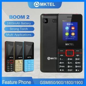 MKTEL BOOM 2 기능 휴대폰 1.77 인치 디스플레이 1800mAh 배터리 MP3 MP4 FM 라디오 듀얼 SIM 듀얼 대기 라