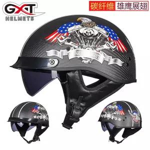 바이크 오토바이 반모헬맷 여름 모토 크로스 타고 보호 하프 헬멧 레트로 복고풍 엔틱 여성 DOT 인증 Casco