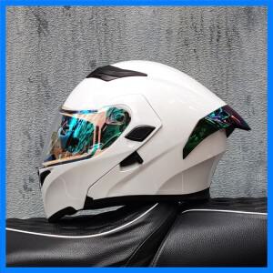 ORZ 새로운 DOT 품질 이중 렌즈 플립 헬멧 Abs 풀 페이스 오토바이 오프로드 오토바이 레이싱 헬멧 맞춤형