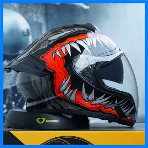 중국 3C DOT 이중 인증 성인용 풀페이스 오토바이 헬멧 이중 햇빛 가리개 렌즈 모듈식 오토바이 헬멧