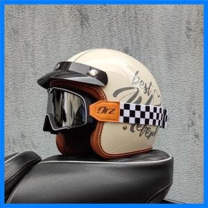 ORZ 고품질 오토바이 3/4 헬멧 cascos para motos 남성과 여성 모두에게 적합 소형 헬멧 본체 경량 오토바