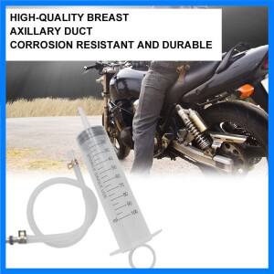 초보자를 위한 100ml 브레이크 주사기 오토바이 블리드 키트 캘리퍼 가스 블리드 주사기 도구 D2J9