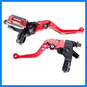 유니버설 오토바이 브레이크 마스터 실린더 22MM 유압 클러치 레버 조정 브레이크 클러치 핸들 (혼다 야마