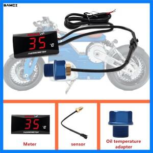 KOSO 오일 온도 게이지 오토바이 범용 오일 온도 센서 LCD 디지털 스크린 미니 미터