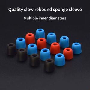 [호환품]메모리 코튼 이어폰 귀 삽입 방음 및 소음 감소 슬로우 리턴 귀마개 4 5mm 내부 구멍