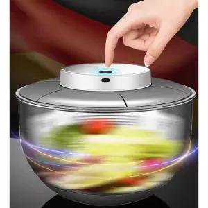 야채 물빼는 기계 자동 업소용 샐러드 과일 나물 전동