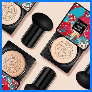 BB 크림 버섯 헤드 에어 쿠션 파우더 퍼프 모이스춰 라이징 브라이트닝 파운데이션 컨실러 CC 크림베이스