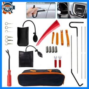 PWS 자동 도구 키트 도어 오픈 그래버 잠금 잠금 선택 세트 장거리 도달 후크 키 트럭 에어 웨지 백 펌프