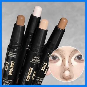 양면 이중 목적 하이 라이트 트리밍 스틱 3 차원 윤곽 코 그림자 얼굴 모양 브라이트닝 및 트리밍