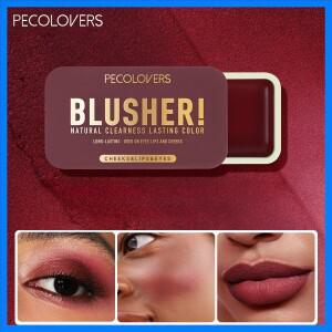 푸시-풀 블러쉬 페이스 컬러링 블러쉬 화장품 방수 블러쉬 크림 오래 지속되는 방수 메이크업 뺨 천연 블러