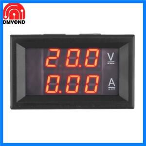 디지털 전압계 Ammeter DC 4.5V-30V 30A 50A 듀얼 LED 디스플레이 전압 전류 미터 볼트 앰프 패널 모니터