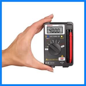 ZOYI 미니 디지털 핸드헬드 포켓 DC AC 전압 커패시턴스 저항 주파수 듀티 사이클 테스터 멀티 메트로 VC92