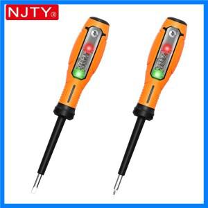 NJTY LY86D 디지털 LCD 전압 테스터 AC 감지 라이브 와이어 체크 브레이크 포인트 파인더 전압계 스마트 전