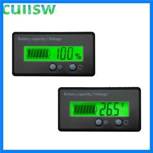 LED 디지털 전압계 전압 측정기 산성 납 Lifepo4 리튬 배터리 12V/24V/36V/48V 용량 표시기 자동차 오토바