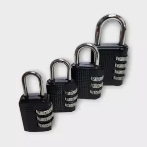 사물함 학교 자물쇠 비밀 번호 다이얼 열쇠 4단 숫자 검정 잠금장치 락커