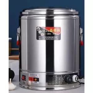 전기 육수통 물끓이기 스텐 보온통 전기육수통 대용량 식당