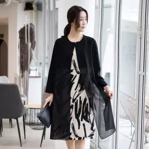 엄마옷 터치 레이어드 원피스 1GHJ23773 중년여성 마담 60 70대  빅사이즈 할머니