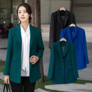 엄마옷 심플 카라 울 자켓 1GHJ23736 중년여성 마담 60 70대  빅사이즈 할머니