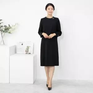 엄마옷 브로치 라운드 원피스 1GHJ23855 중년여성 마담 60 70대  빅사이즈 할머니