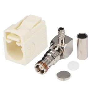 LIIUODO 자동차 커넥터 GPS 안테나 라디오 FAKRA 시스템용 RF 통신