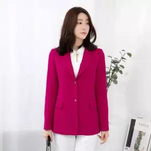 엄마옷 투버튼 면테일러드 카라 정장 자켓 1GHJ23953 중년여성 마담 60 70대  빅사이즈 할머니