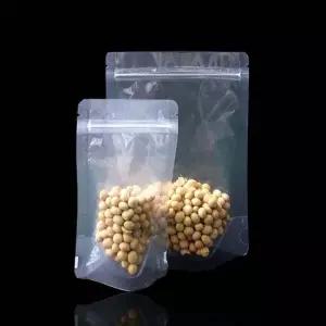 투명 PET 지퍼스탠드 진열봉투 25X33cm 밑6cm 100P 한약파우치 음료파우치 파우치 약봉지 PET봉투