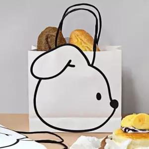 종이 가방 토끼 휴대 상자