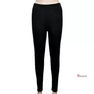 여성 따뜻한 내의 스킨센스 융기모 민자 레깅스 9부zab352