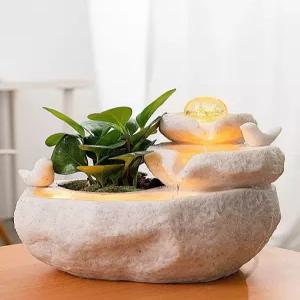 실내 분수 연못 거실 탁상용 장식 가정용 분수대 회사 인공 미니분수대 소형 실내분수