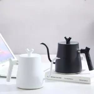 인덕션 커피 드립포트 흰색 주전자 긴입 화이트A 이상