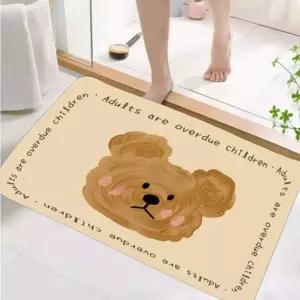 미끄럼방지 곰돌이 도어매트 대형 출입문용 발매트 (WFJ4RHY)